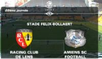 Football Ligue 2 : vidéo du match RC Lens - Amiens SC du 04 février 2012. Le samedi 4 février 2012 à Lens. Pas-de-Calais. 